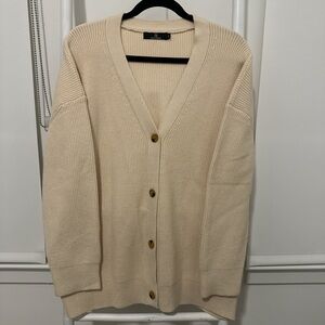 LILLUSORY Women Oversized Cardigan Sweater 
Size: M